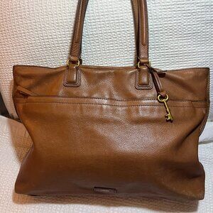 Brown Leather Fossil Bag